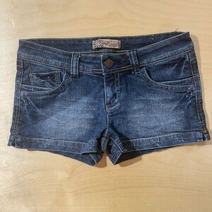 Wallflower Dark Blue Jean Shorts 9 (PW)
